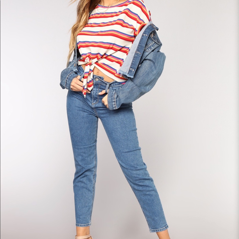 Fashion Nova Krista High Rise Mom Jeans